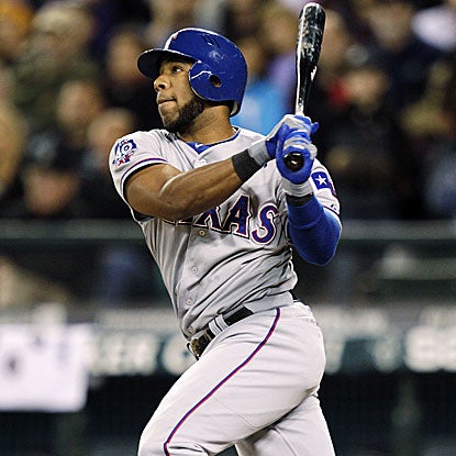 Elvis Andrus' two-run triple provides all the scoring the Rangers need to defeat the Mariners.  (AP)