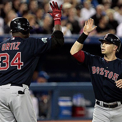 David Ortiz homers and Daniel Nava collects three doubles in the Red Sox's win over the Blue Jays.  (Getty Images)