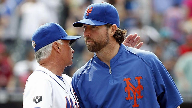 R.A. Dickey (right) is one of several stars Terry Collins considers a major key for the Mets. (US Presswire)