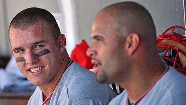 Trout has shined for the surging Angels, with  five home runs, 24 RBI and 13 stolen bases so far. (Getty Images)