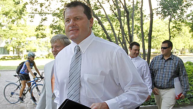 Clemens is charged with lying to Congress in 2008 when he denied using steroids. (AP)