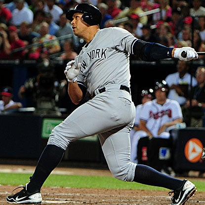 Alex Rodriguez's 23rd career grand slam ties the game and ties him with Lou Gehrig for the most in MLB history.  (Getty Images)
