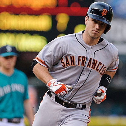Buster Posey's second-inning home run into the second deck put the Giants on the board early in their win over the Mariners.  (US Presswire)