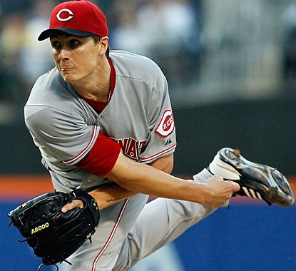 Homer Bailey gets himself in a few jams, but manages to work his way out of the trouble for the Reds. (Getty Images)