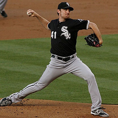Philip Humber pitches in and out of trouble over five innings but picks up the win for the White Sox.  (Getty Images)