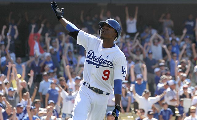 Dee Gordon and the Dodgers have been in first place for all but two days this season. (Getty Images)
