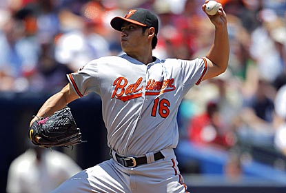 Orioles starter Wei-Yin Chen goes seven strong innings to help Baltimore to its seventh victory in eight games.  (Getty Images)