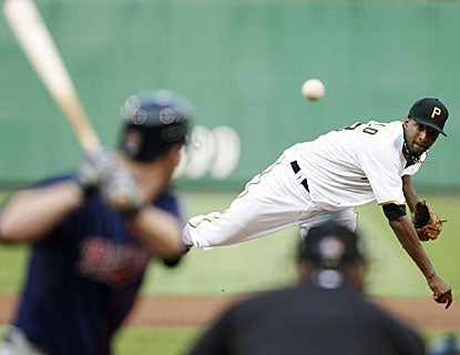 James McDonald strikes out five and goes the distance for the first time in his career. (US Presswire)