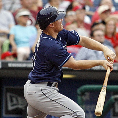 Newly acquired Brooks Conrad delivers a pair of two-run doubles to help the Rays beat the Phillies and keep Cliff Lee winless. (AP)