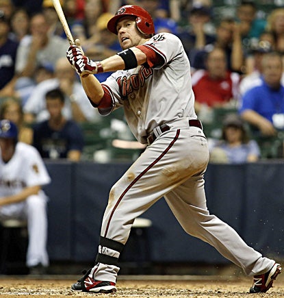 Aaron Hill is the first major leaguer to hit for the cycle twice in a season since Brooklyn's Babe Herman did in 1931. (Getty Images)