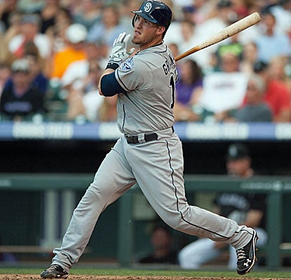 Yasmani Grandal smacks his second home run which puts him in baseball's history books. (Getty Images)