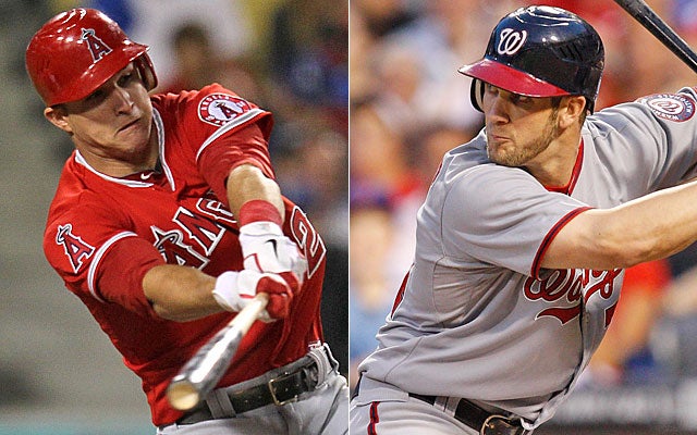 Ever since their late-April callups, Trout and Harper have been surrounded by big-league buzz. (Getty Images)
