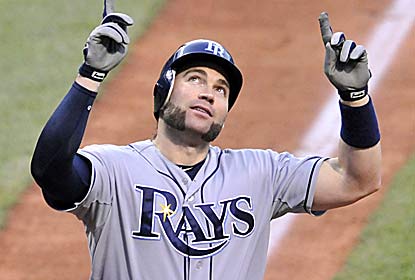 Luke Scott snaps a team-record hitless streak with a two-run homer after entering the game 0 for 41 since June 1. (US Presswire)