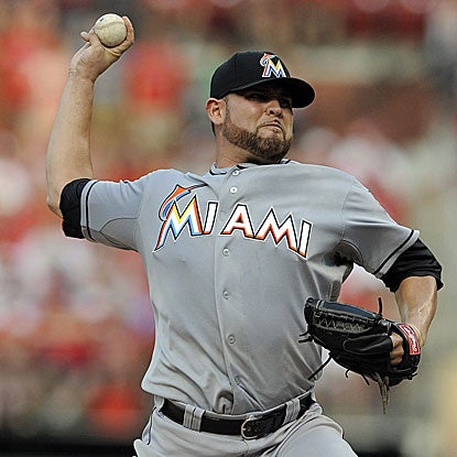 The Marlins' Ricky Nolasco defeats the Cardinals for the first time in five career decisions. (US Presswire)