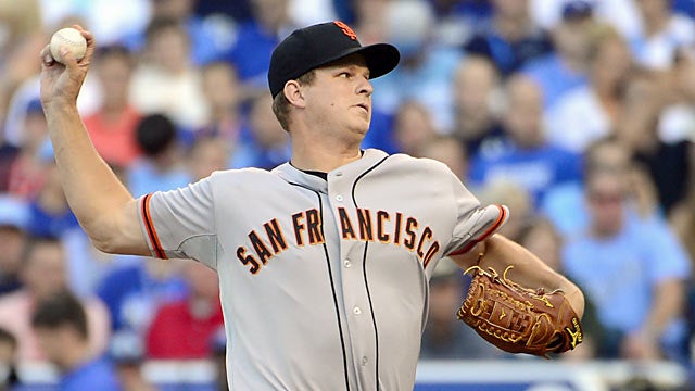 The Giants' Matt Cain pitches two innings and yields a single hit against the AL's finest. (US Presswire)
