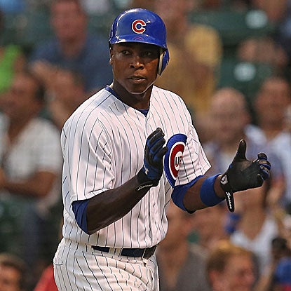 Alfonso Soriano connects for two home runs and collects a career-high five RBI in the Cubs' victory.  (Getty Images)