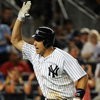 Mark Teixeira's multihomer game for the Yankees is the 36th of his career and third this season.  (Getty Images)