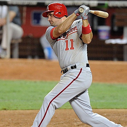 The Nationals' Ryan Zimmerman connects on his 15th career home run against the Marlins, the most he's hit against any team.  (US Presswire)