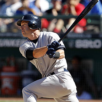 Jayson Nix comes through with a pinch-hit three-run double in the eighth inning to rally the Yankees past the Mariners. (AP)