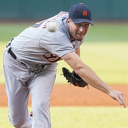 The Tigers' Max Scherzer defeats the Indians to win his fourth straight decision and nine of his last 11.  (Getty Images)