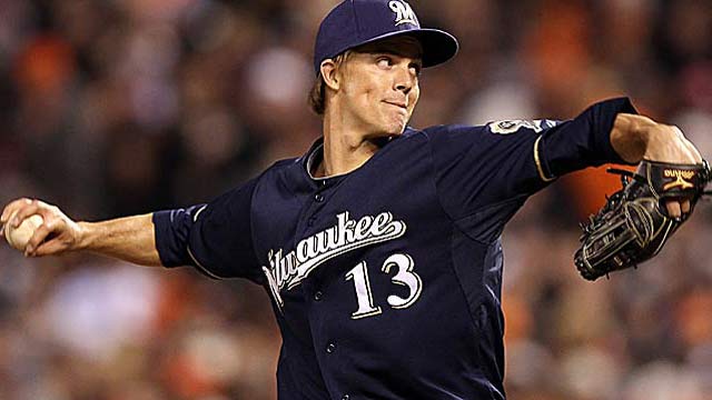 Zack Greinke prefers L.A. over Texas, which loses in its pursuit of the '09 AL Cy Young winner. (Getty Images)