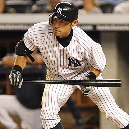 In his first game in Yankee Stadium as a member of the Yankees, Ichiro Suzuki goes 1 for 4 with two runs scored.  (US Presswire)
