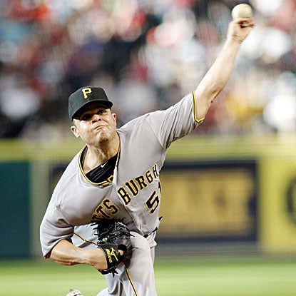 The Pirates' Wandy Rodriguez returns to Houston to face his old team, throwing six innings in a no decision. (US Presswire)