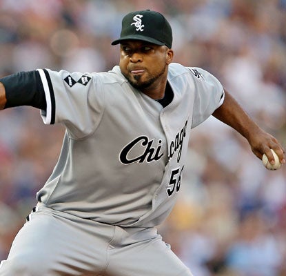 Francisco Liriano faces the Twins in his first start for Chicago, yielding two earned runs in six innings.  (US Presswire)