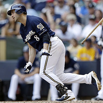 Ryan Braun connects for his 29th homer of the season, tops in the NL, in the Brewers' lopsided win against the Astros.  (AP)