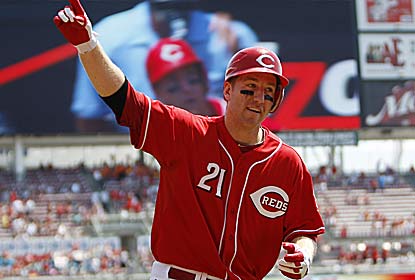 Todd Frazier, who drives in three, gets the beatdown started with his second-inning homer as Cincy gears up for the Pirates. (US Presswire)