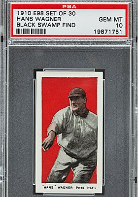 This rare Honus Wagner card is among the 37 cards found in Ohio. (AP)