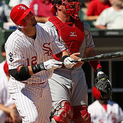 A.J. Pierzynski ties a White Sox record by hitting a home run in his fifth consecutive game. (Getty Images)