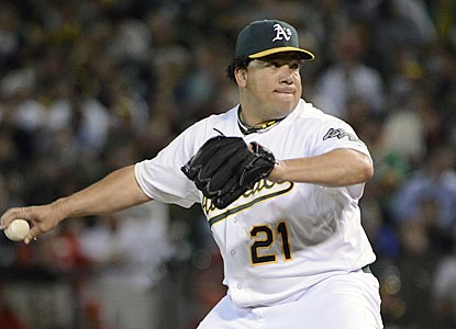 Bartolo Colon extends his scoreless-innings streak to 22 1/3 -- the longest of his 15-year career in the major leagues.  (Getty Images)