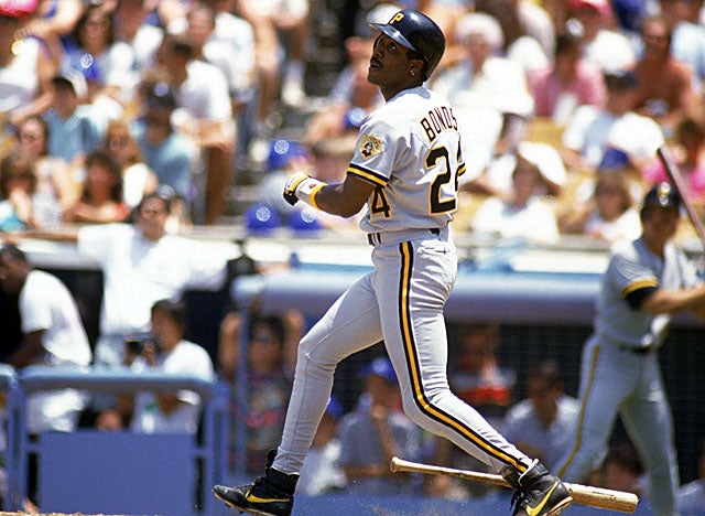 Bonds' play in his last three seasons as a Pirate, 1990-92, earned him two of his seven MVPs. (Getty Images)