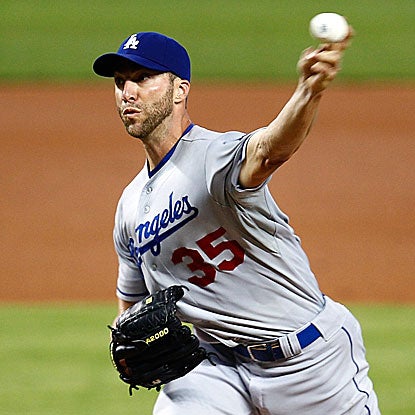 Chris Capuano takes a no-hitter into the seventh inning and strikes out nine in the Dodgers'  win over the Marlins. (Getty Images)
