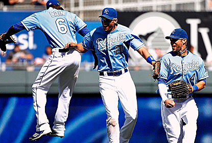 The Royals are feeling good after finishing offa three-game sweep of the first-place White Sox.  (Getty Images)
