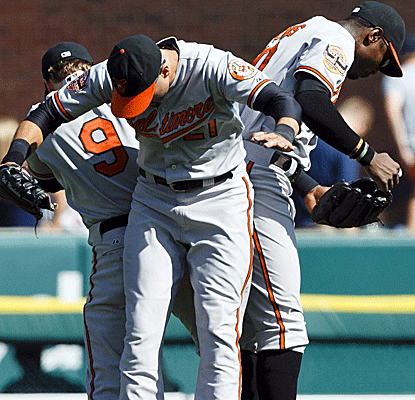 The Orioles aren't going anywhere, as another dramatic victory keeps them in the thick of the playoff race.  (US Presswire)