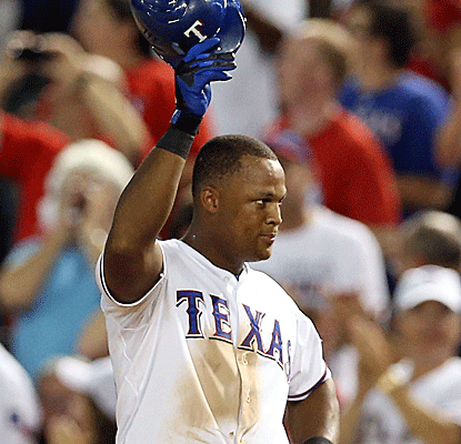 Rangers third baseman Adrian Beltre continues his recent hot streak, hitting for the second cycle of his career.  (Getty Images)