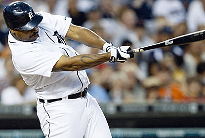 Delmon Young's three-run double is the difference in the Tigers' win over the AL Central-leading White Sox.  (US Presswire)