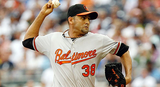 Luis Ayala and the Orioles' bullpen are 58-0 in games they're leading after the seventh inning. (US Presswire)