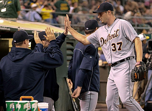 Scherzer's 204 K's through Sunday are second most in the AL -- behind only Justin Verlander. (US Presswire)