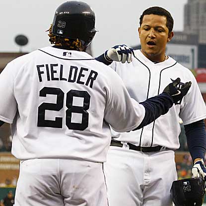 Miguel Cabrera's two-run homer and Prince Fielder's solo shot help the Tigers get past the Indians and avoid a sweep. (US Presswire)