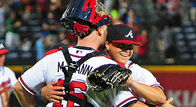 Kris Medlen is 7-0 with a 0.81 ERA since moving into the Braves' rotation from the bullpen. (Getty Images)
