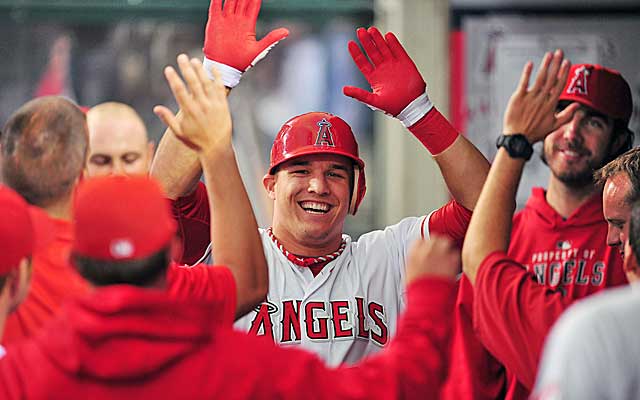 Mike Trout and the Angels will begin the 2013 season with an interleague matchup. (US Presswire)