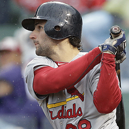Filling in for the injured Rafael Furcal, Pete Kozma hits his first MLB home run in the Cardinals' win against the Cubs. (Getty Images)