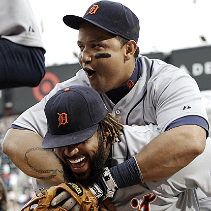 The Tigers beat the Twins to move three games ahead of the White Sox in the AL Central with three games to play. (AP)