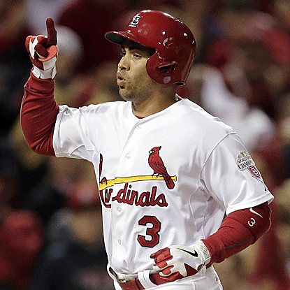 The Cardinals break the game open against the Nationals when Carlos Beltran homers in both the sixth and eighth innings.  (AP)
