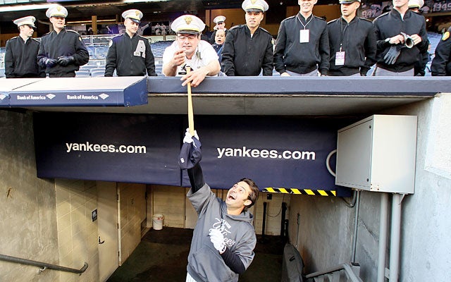 Nick Swisher has gone from autograph target to a target for unhappy Yankees fans. (Getty Images)