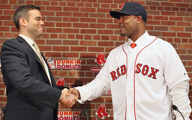 The fallout of a free-agency bust: Theo Epstein and Carl Crawford are both gone from Boston. (Getty Images)