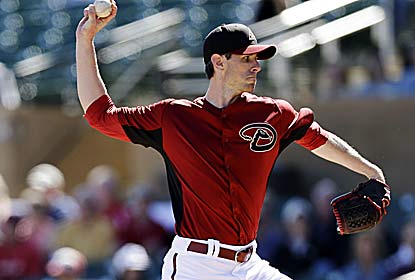 Brandon McCarthy strikes out four in two innings in his first game since taking a liner to the head on Sept. 5. (AP)